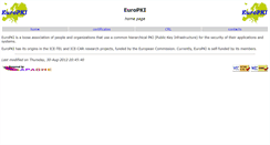 Desktop Screenshot of europki.org